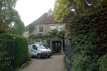 The Old Vicarage undergoing restoration August 2009